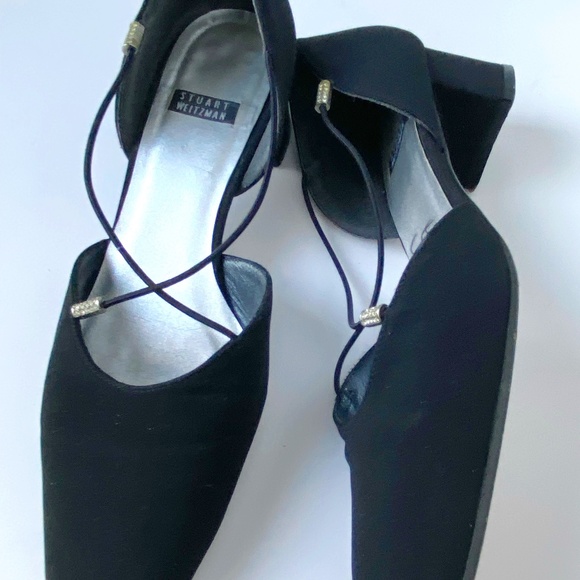 Stuart Weitzman black D'Orsay black shoes size 6B - Picture 1 of 5